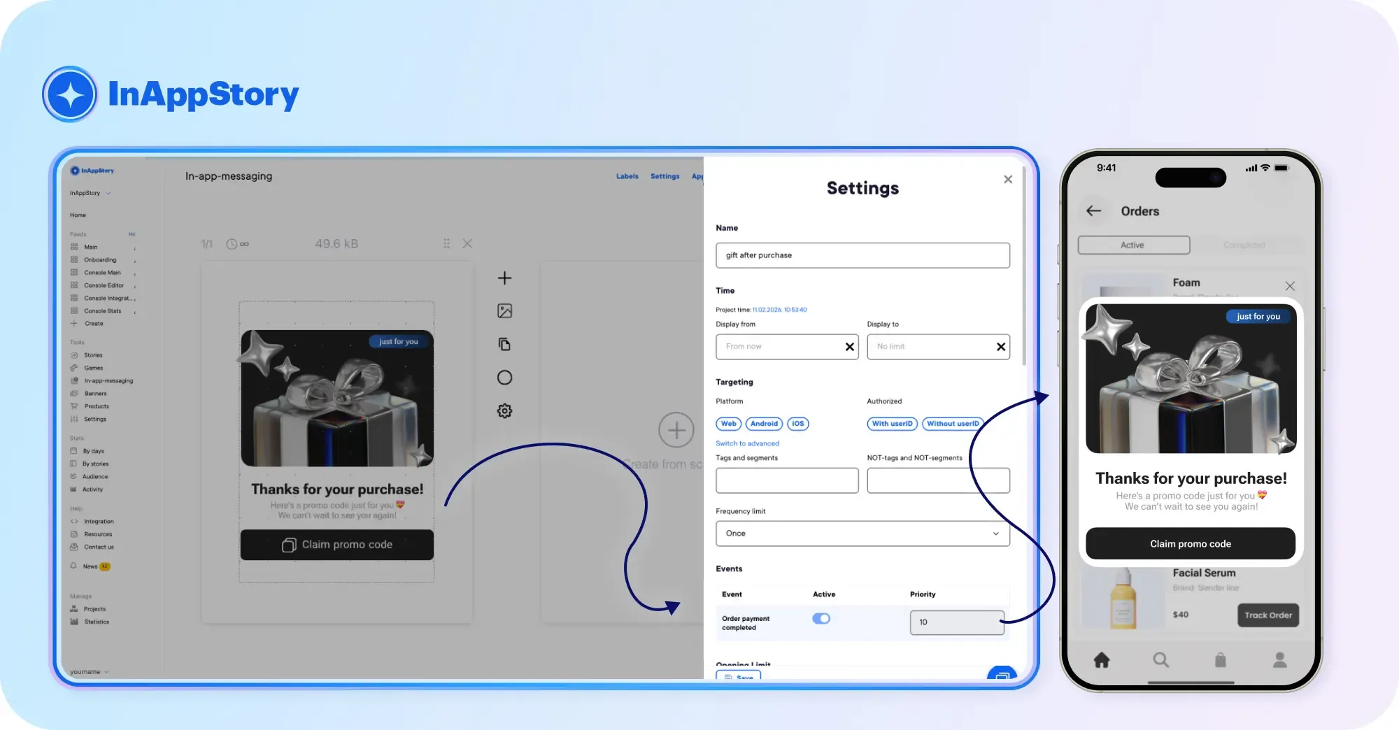 inappstory dashboard
