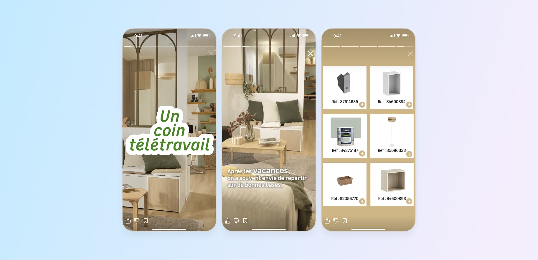 in-app stories for inspiration leroy merlin