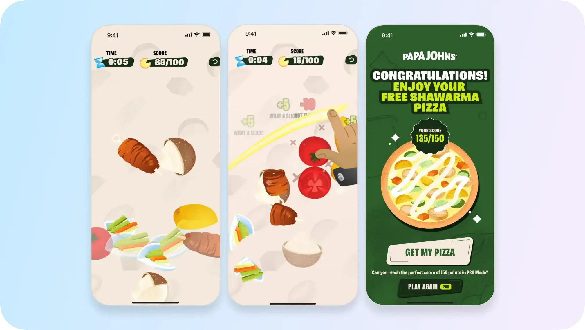 get free papa johns pizza