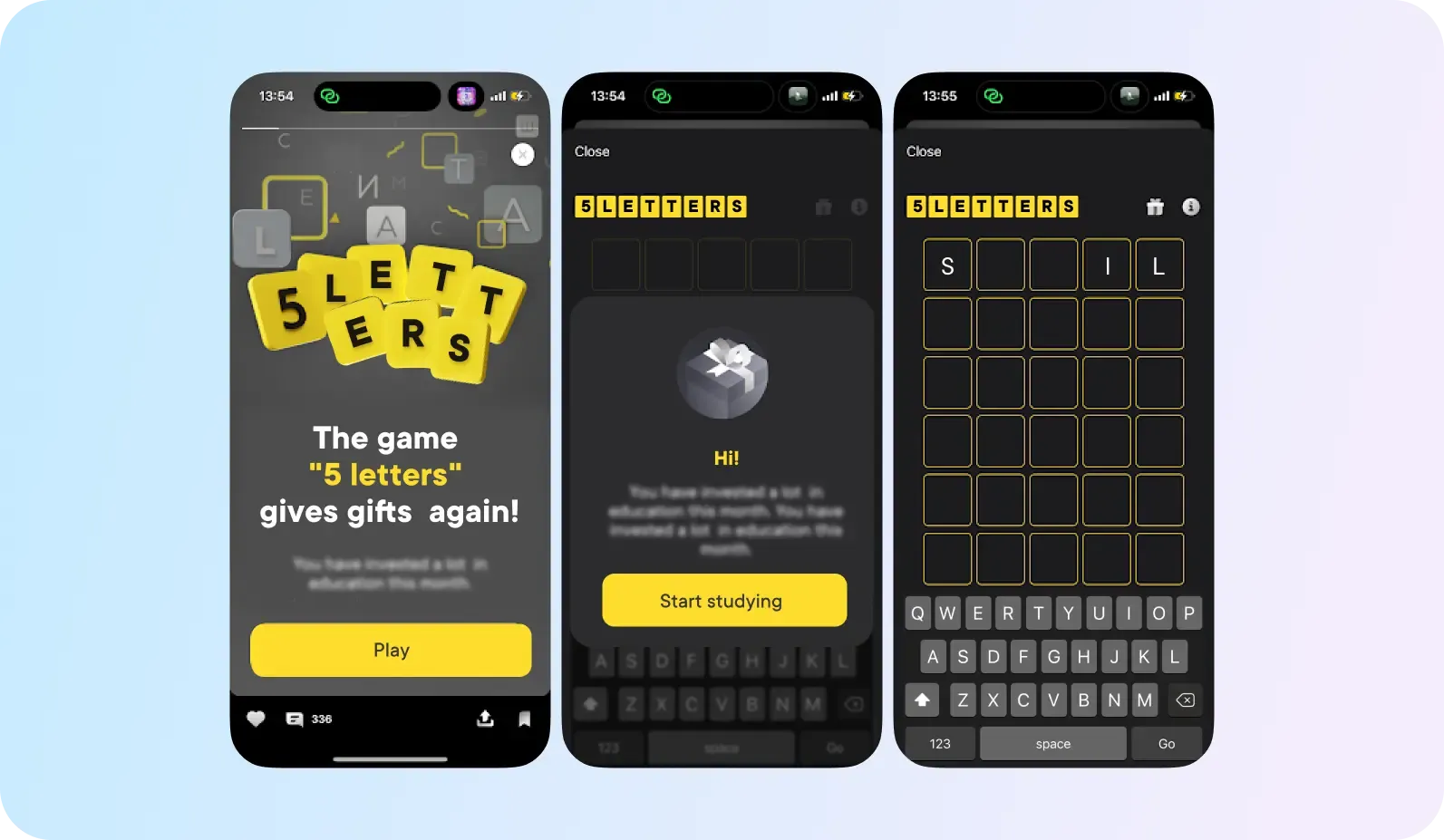 Gamified user experience in financial apps