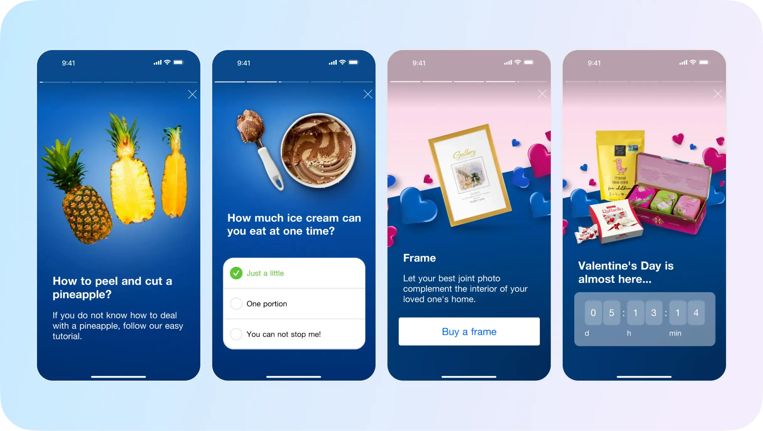 Metro in-app stories driving dau