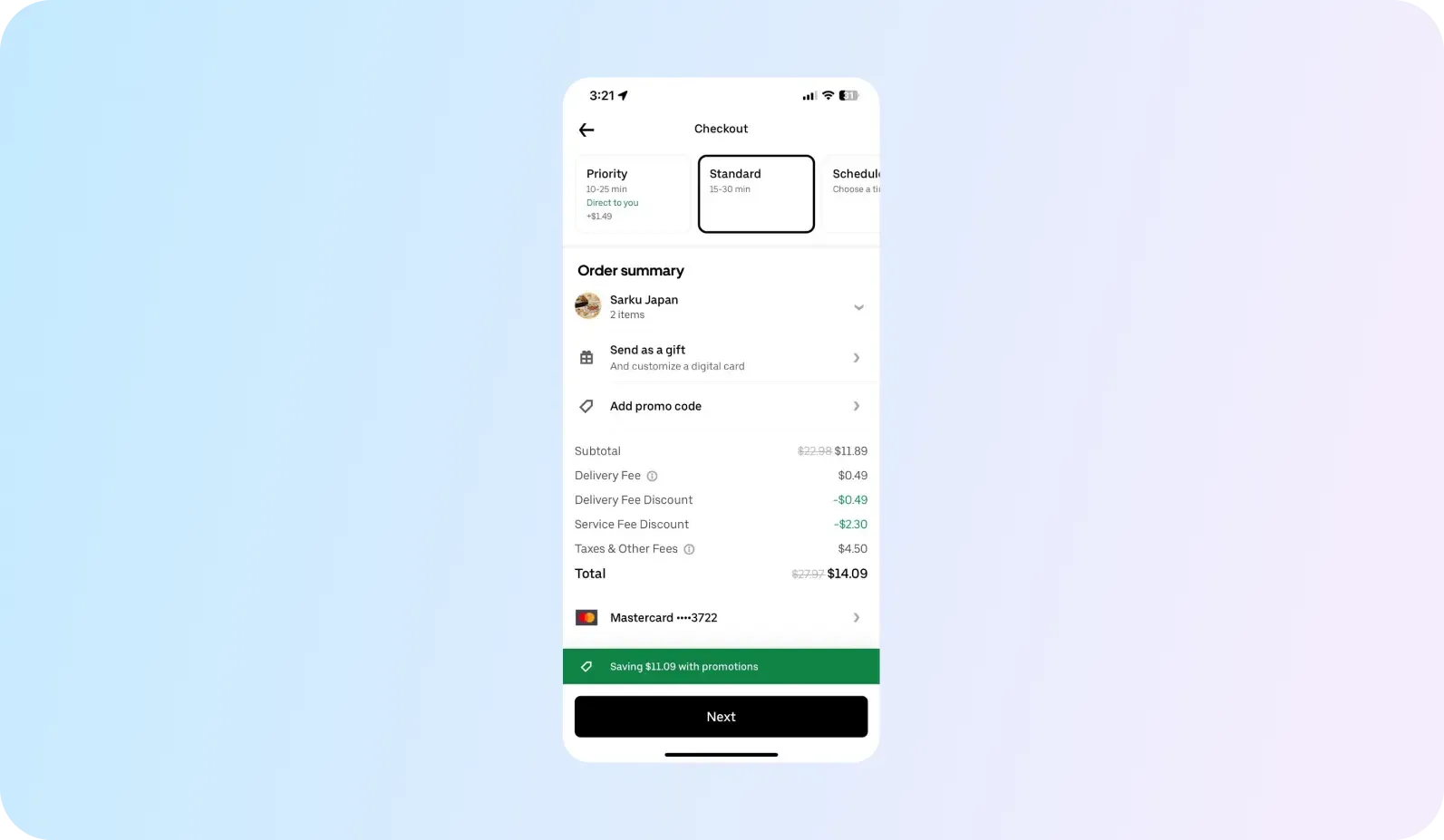 Uber app monetization through service fees
