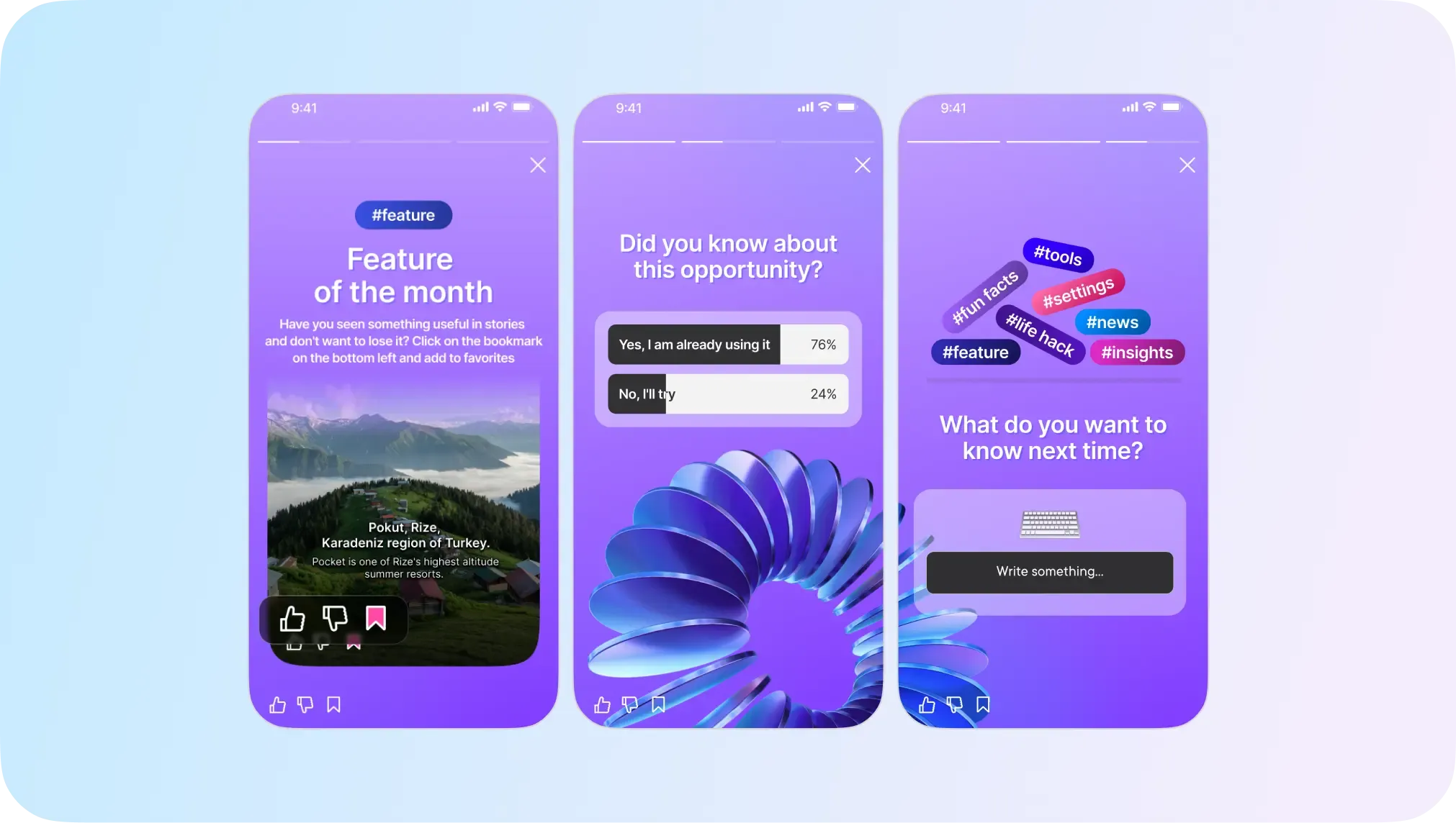 feature adoption example in super apps