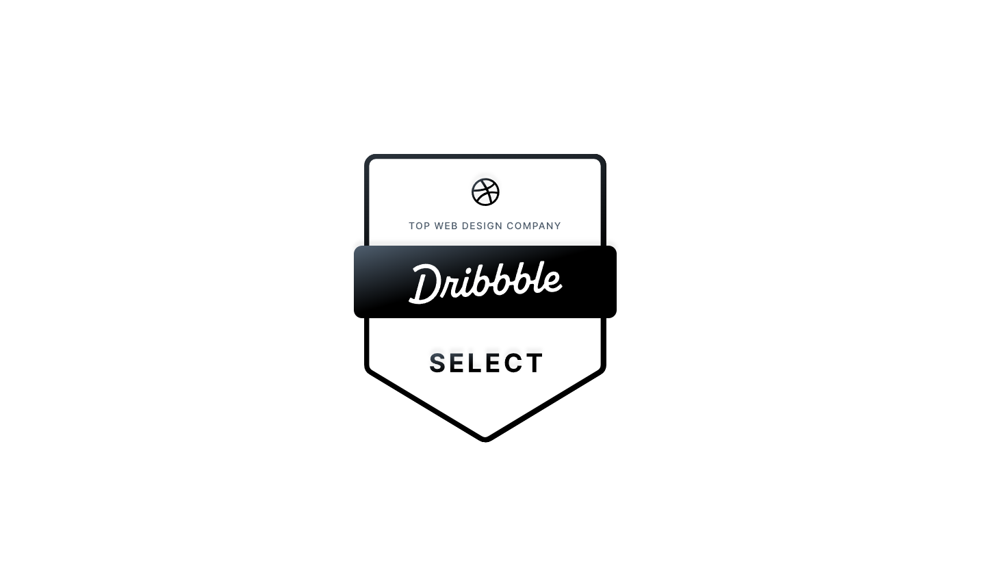dribbble badge