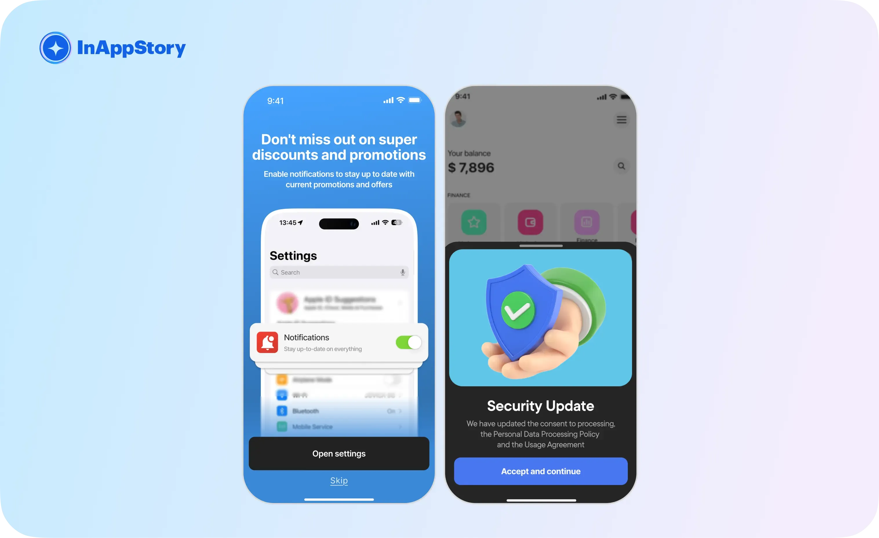 in-app messages in banking apps