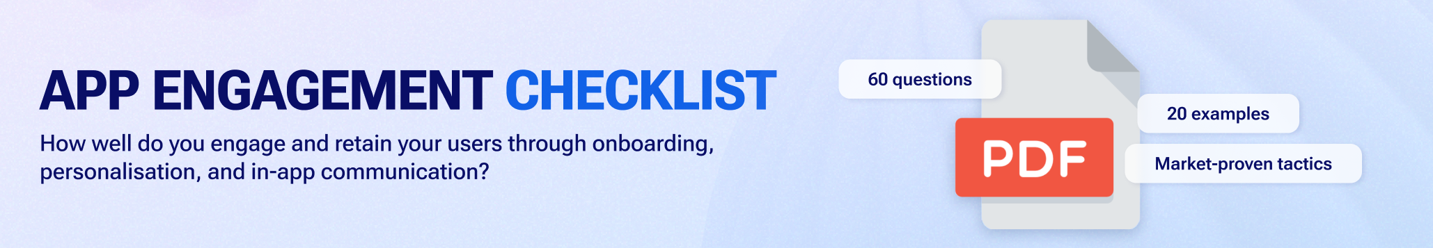 App engagement checklist