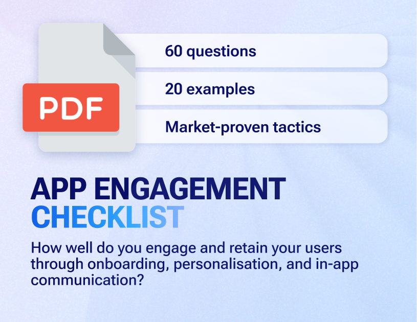 App engagement checklist