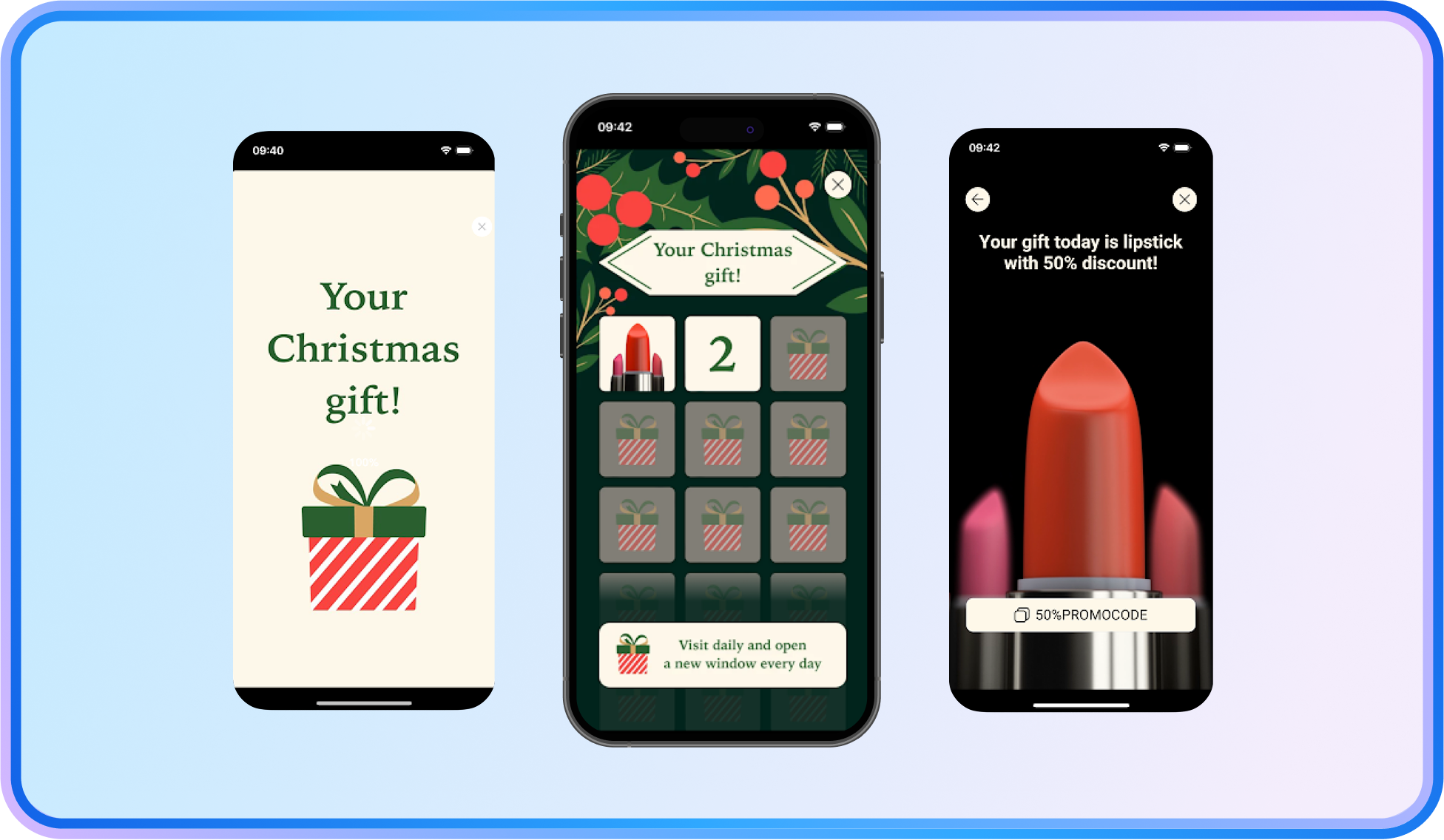 Mystery box game in mobile apps