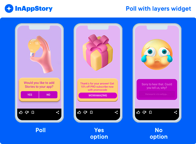 poll with layers