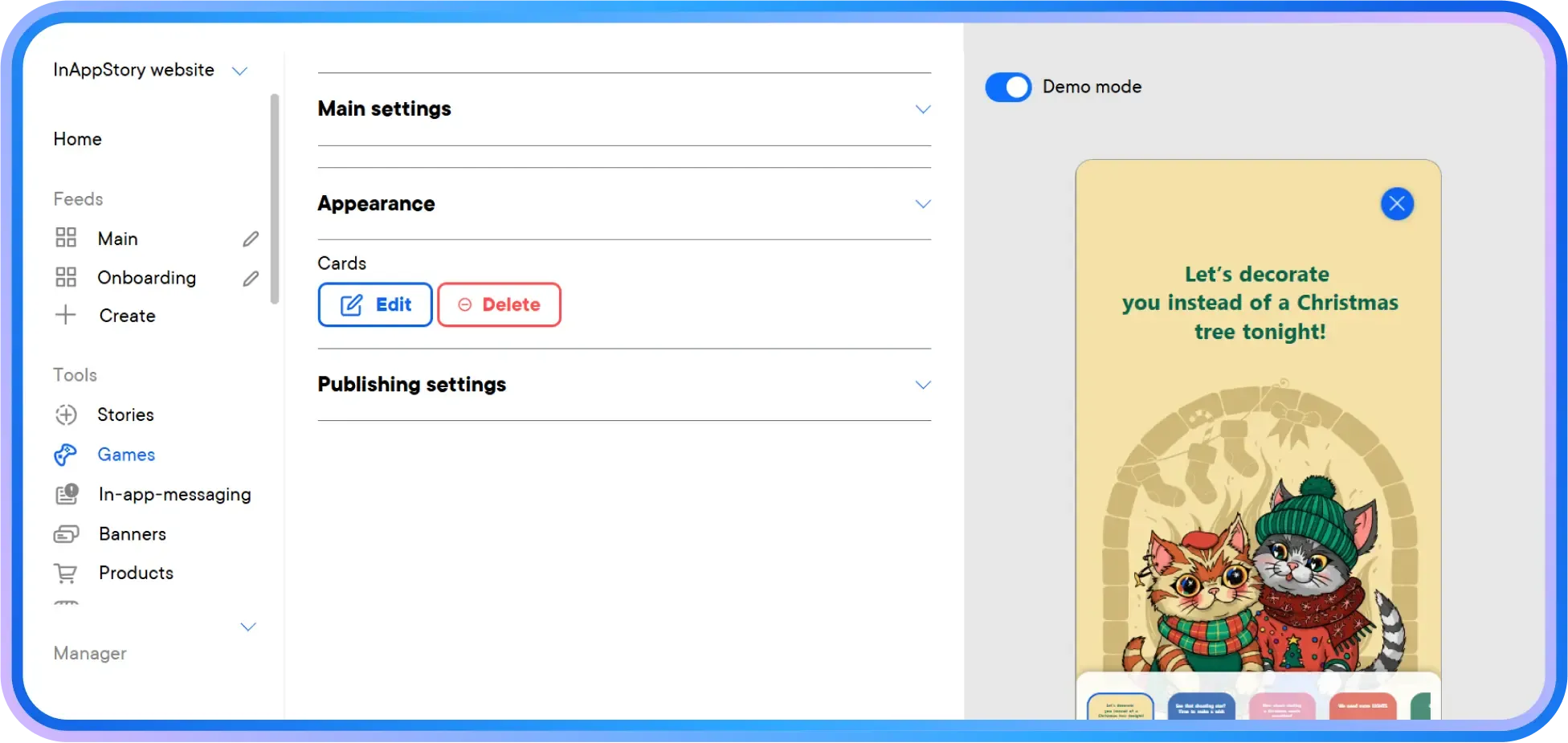 postcards game maker
