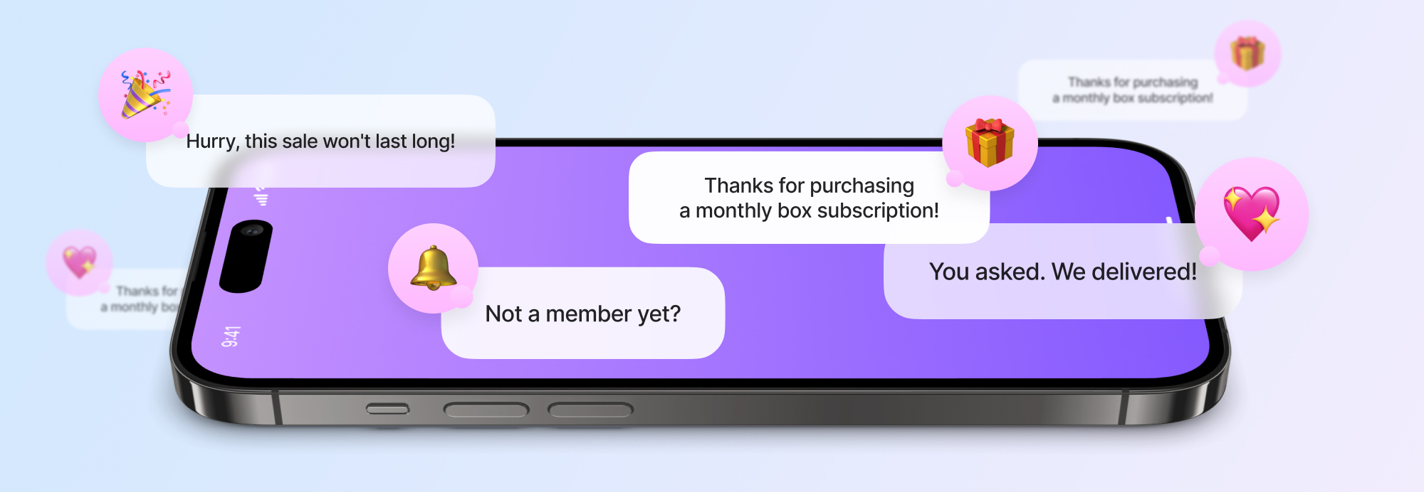 promotional message cover