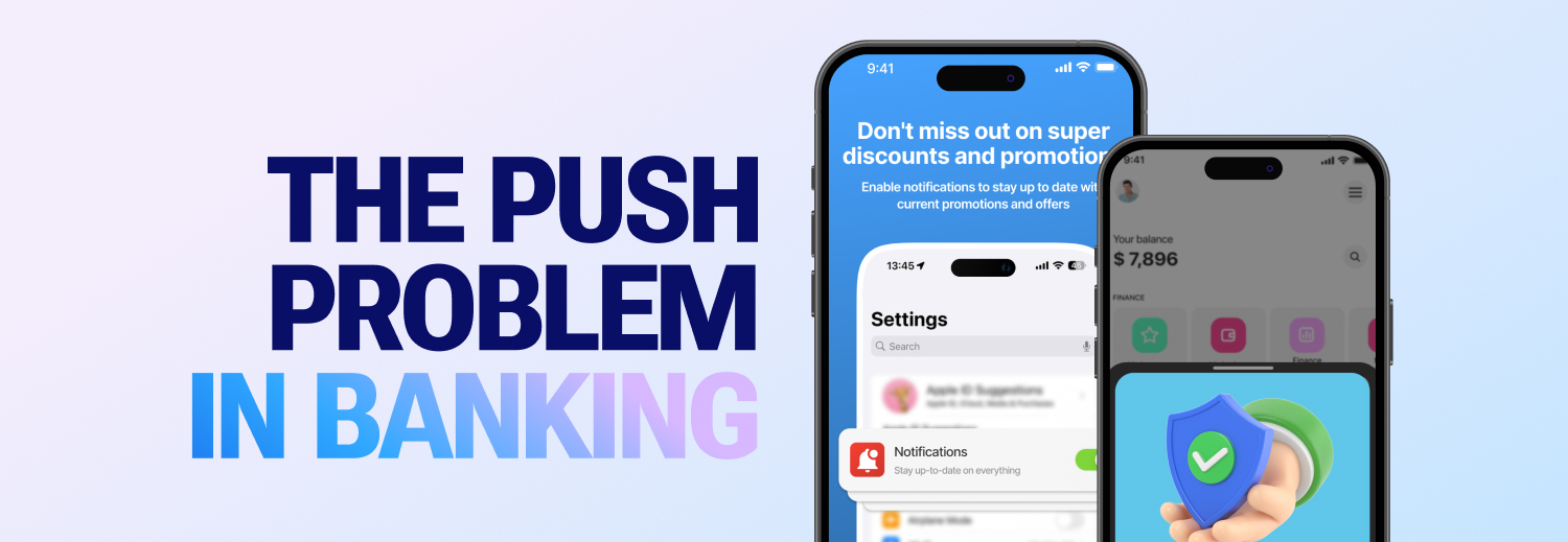 push notification problem in banking