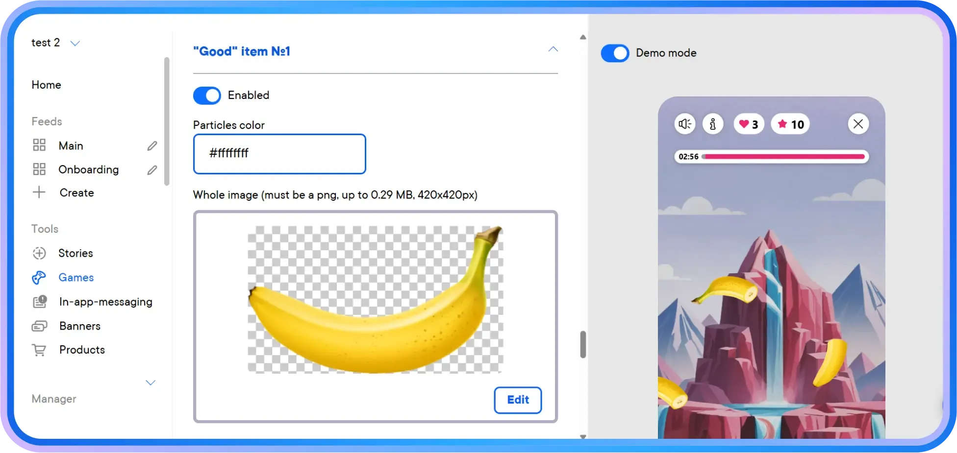 slicer in-app game maker