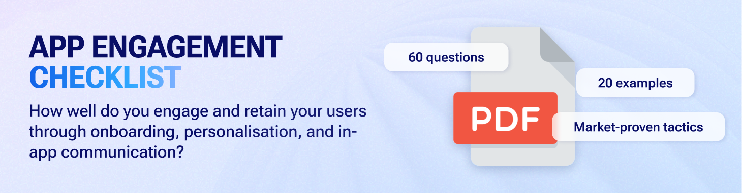 App engagement checklist