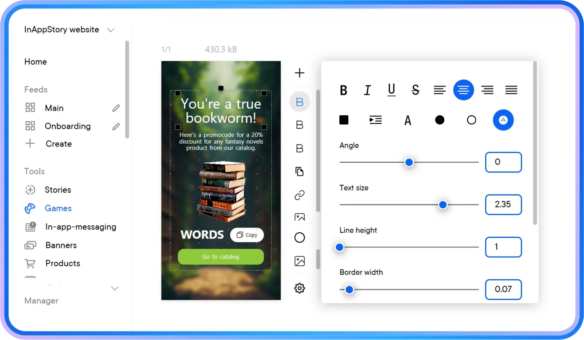 words tools